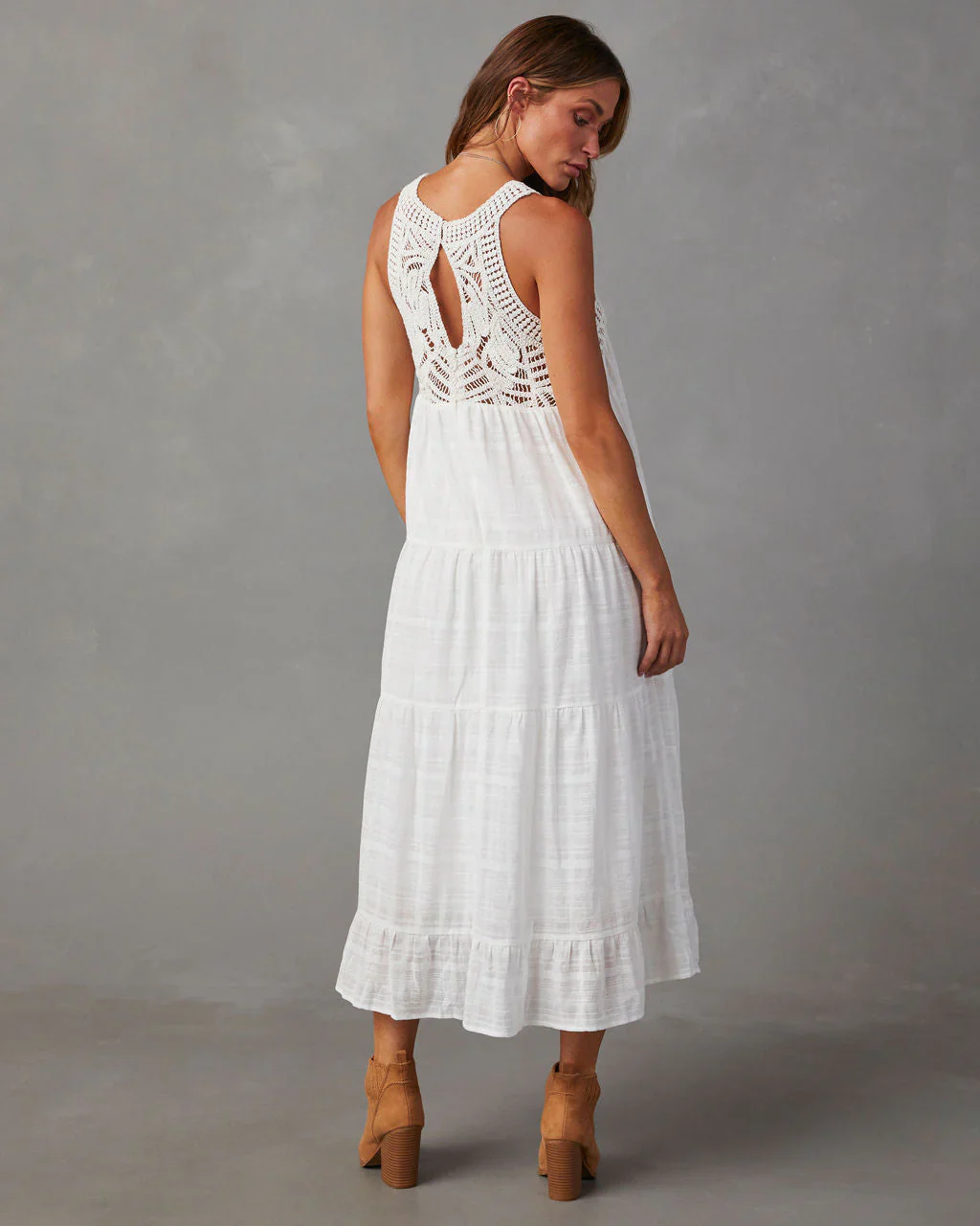Maketta Tiered Maxi Dress
