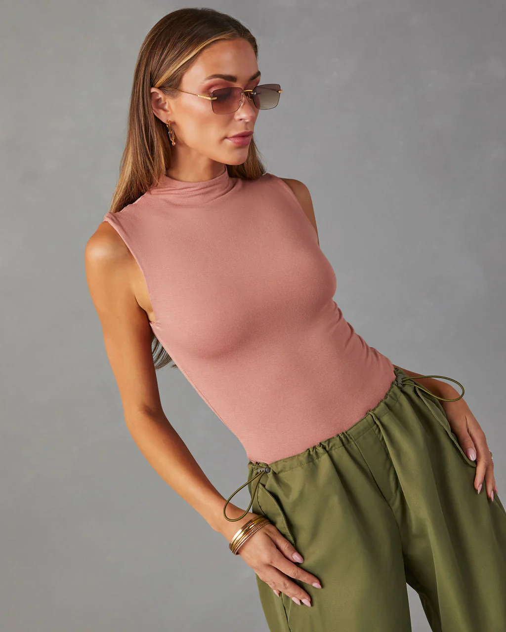 Simple Joys Sleeveless Bodysuit