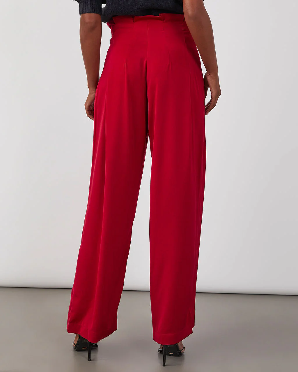 Cassandra High Waisted Front Tie Pants