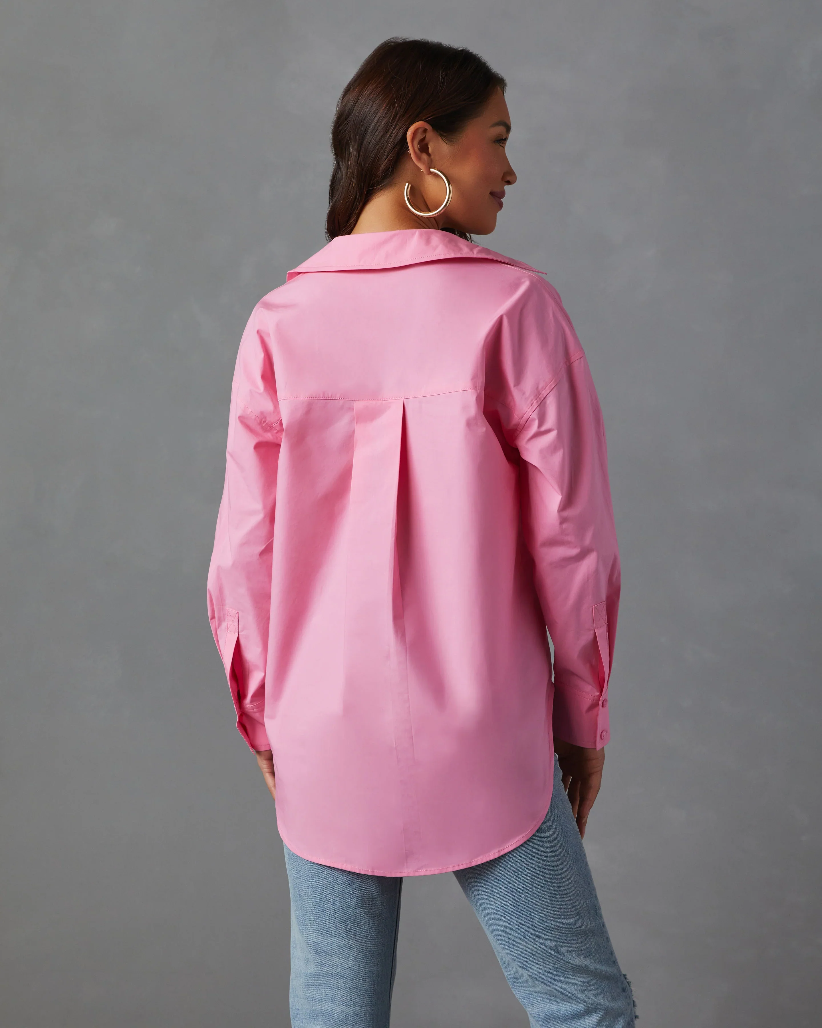 Infinity Cotton Button Down Top