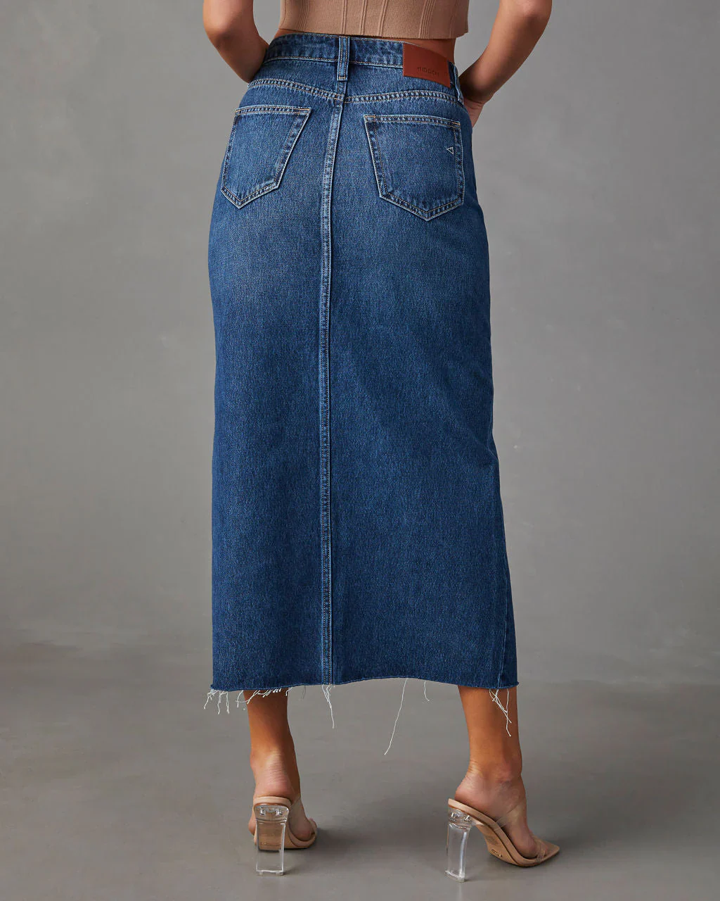 Lavigne Denim Midi Skirt