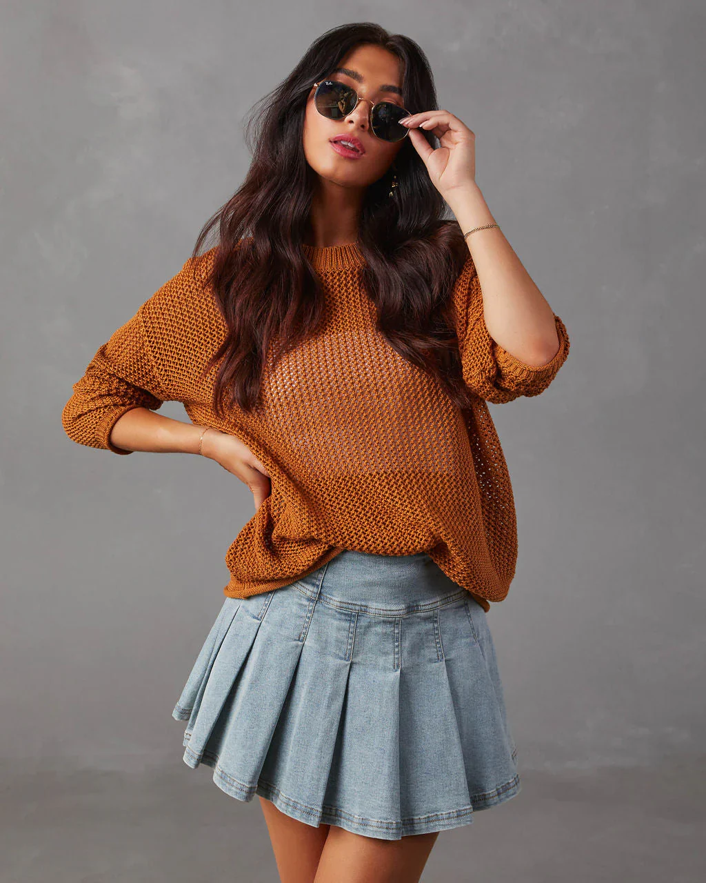 Stratton Open Stitch Sweater